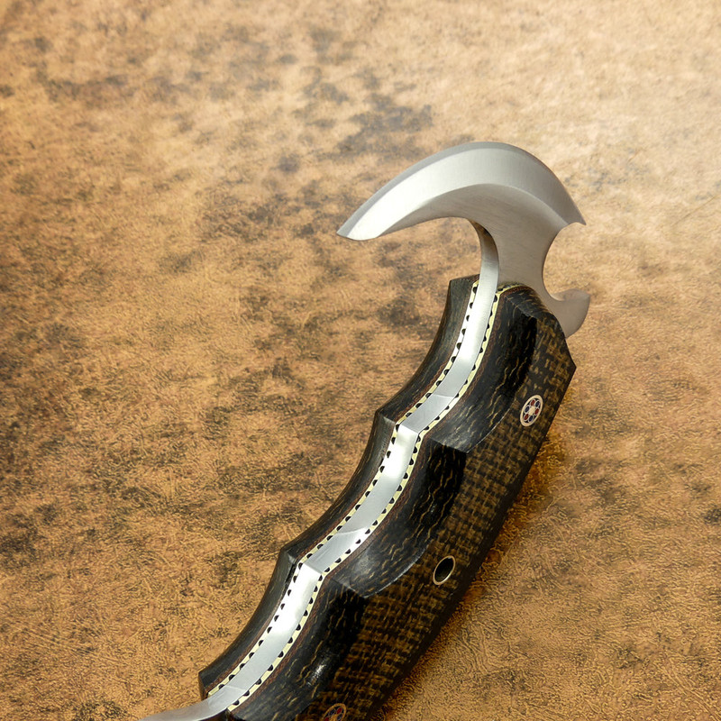 Handmade Beautiful Karambit Knife With D2 Steel Blade gift For Him 5