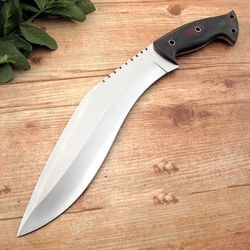 custom hanmade hunting kukri knife with leather sheath,gift for him/her,xmas gift"
