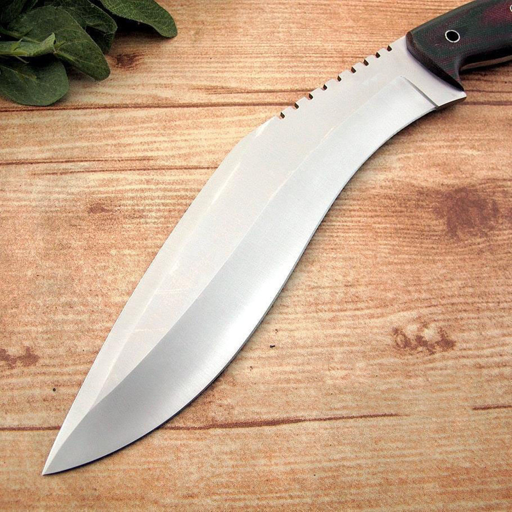 Custom Hanmade Hunting Kukri Knife With Leather Sheathgift For Himherxmas Gift 1