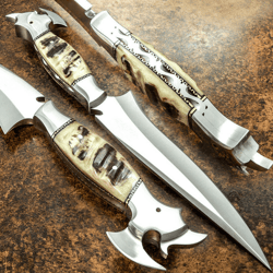 custom handmade beautiful kitchen knife with d2 steel blade"gift for her/him"xmas gift"