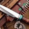 CUSTOM HANDMADE PREMIUM FULL TANG D2 TOOL STEEL HUNTING KNIFE GIFT FOR HIMHER 0