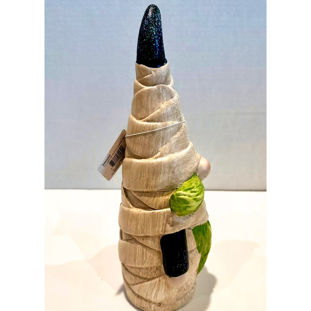 Transpac Halloween Mummy Gnome Light Up Color Changing Jack O Lantern Eyes 1