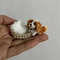 Miniature Dog Dollhouse Ooak Crochet Spaniel Puppy Needle Felted Animal 112 Realistic Blythe Pet To 6