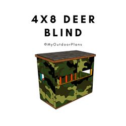 4x8 Deer Blind Plans