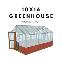 10x16 Greenhouse Plans