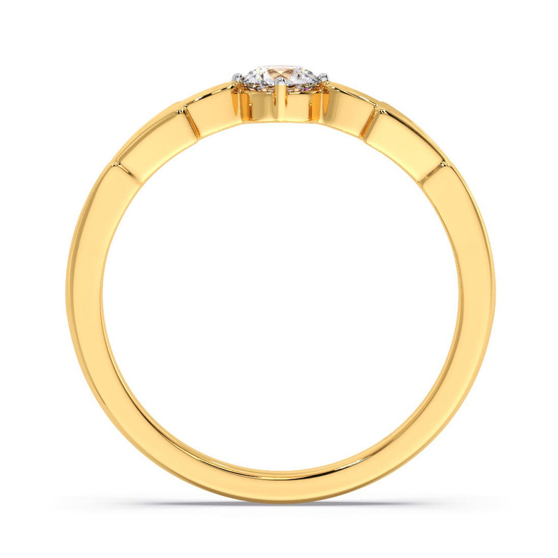 14k Gold Diamond Spiral Ring Zoie Ring Diamond Wrap Ring Swirl Diamond Ring Dainty Diamond Ring 3