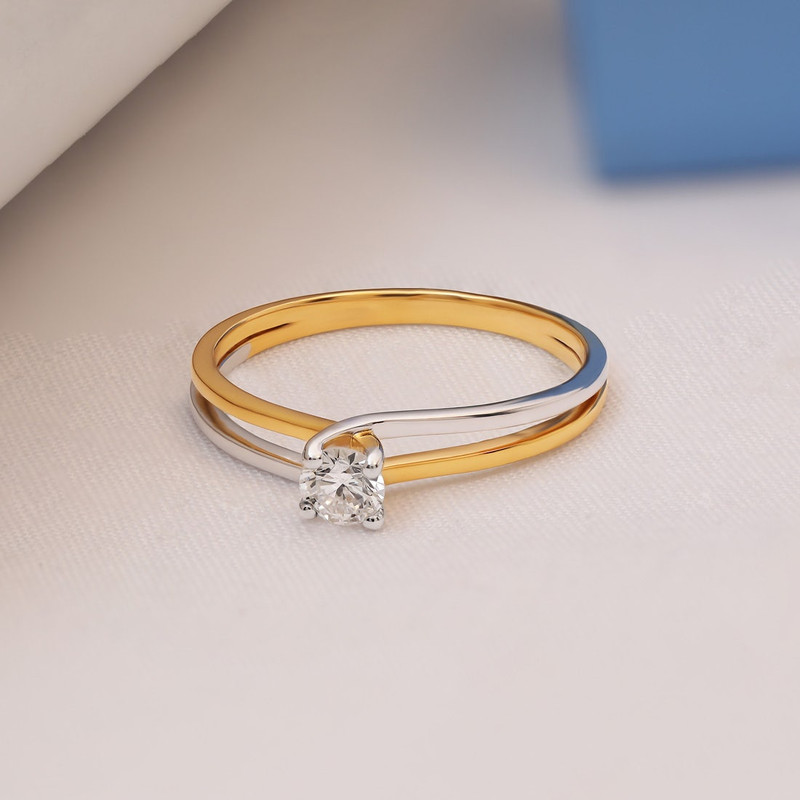 14k Gold Diamond Spiral Ring Pave Diamonds Diamond Wrap Ring Swirl Diamond Ring Dainty Diamond 4