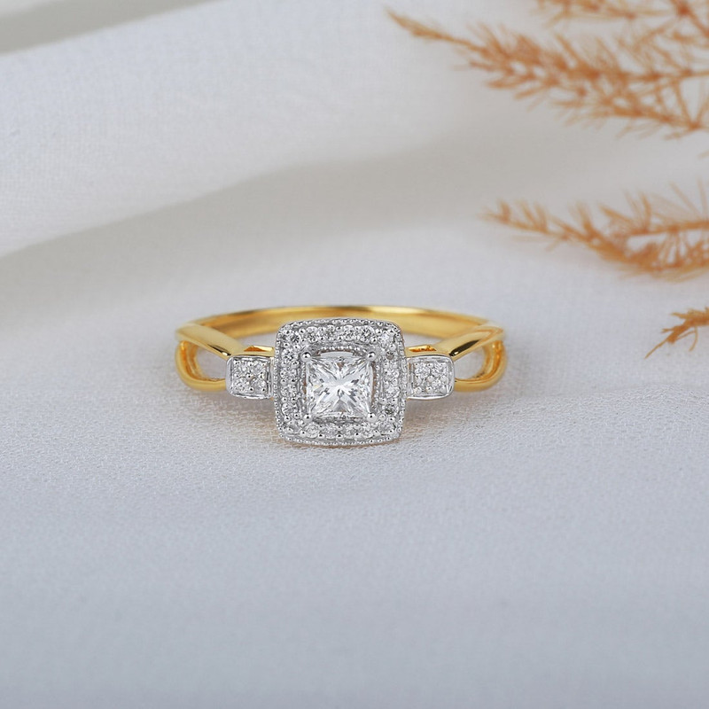 Diamond Stacking Ring By Caitlyn Minimalist Farisha Rings Crystal Jewelry Birthday Gift For Girlfri 5