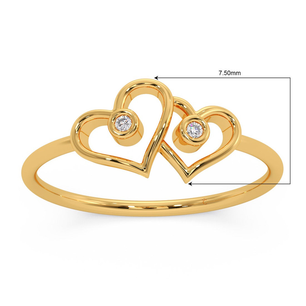 Silvia Love Knot Diamond Ring Ring For Women 4