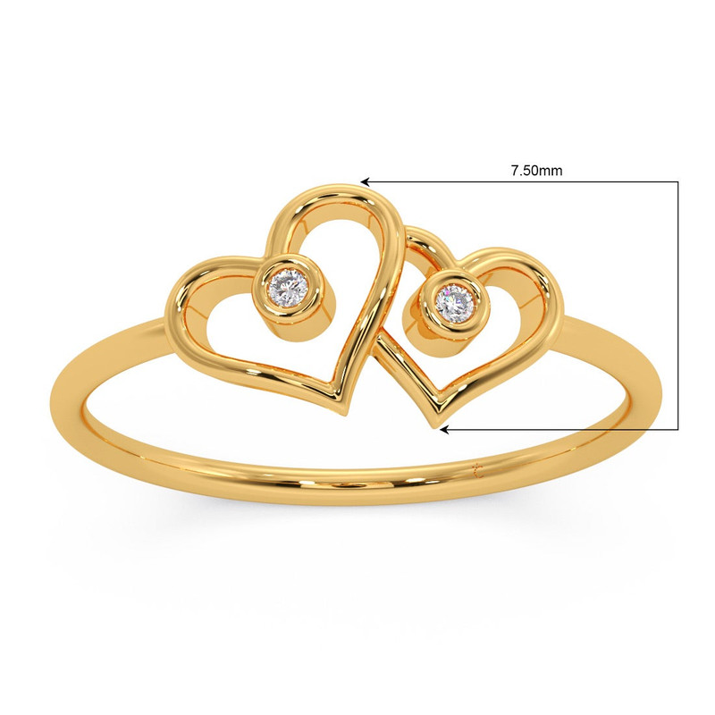 Silvia Love Knot Diamond Ring Ring For Women 4