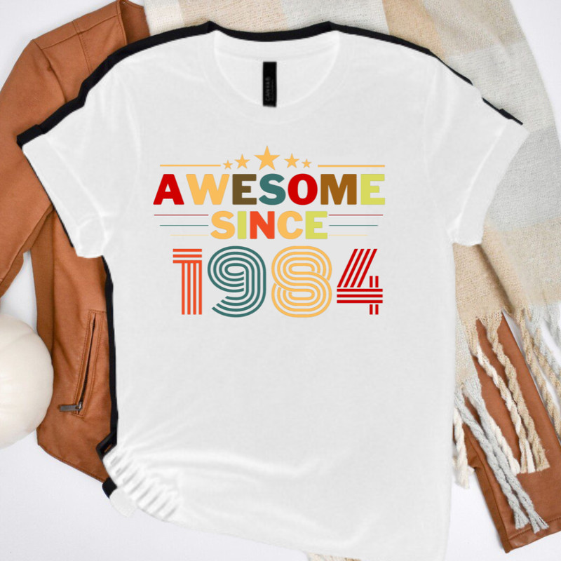 1984 Vintage Shirt 1984Birthday Shirt 39th Birthday Gift 39th Birthday Gift Shirt 1984 Vintage Tee1984 RetroAwesom 0
