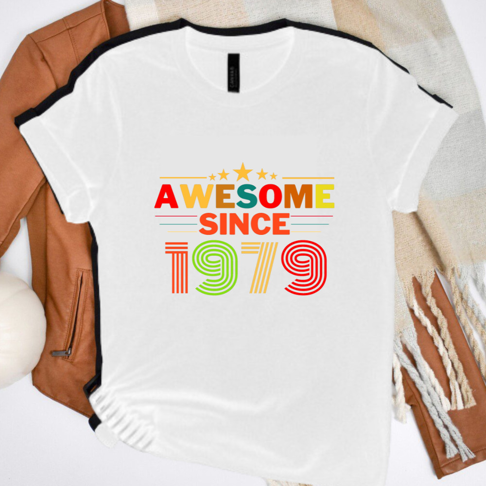 1979 Vintage Shirt 1979Birthday Shirt 45th Birthday Gift 45th Birthday Gift Shirt 1979 Vintage Tee1979 RetroAwesom 0