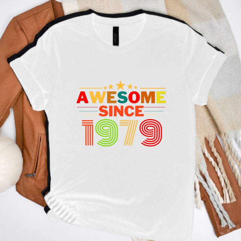 1979 Vintage Shirt 1979Birthday Shirt 45th Birthday Gift 45th Birthday Gift Shirt 1979 Vintage Tee1979 RetroAwesom 0