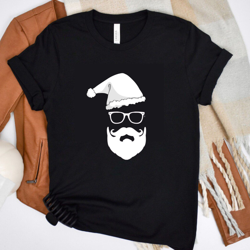 Vintage Santa Howdy Old School Father Christmas Tshirt Santa Face Shirt Santa Tshirt Christmas Gift 0