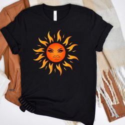 sun tshirt face,t-shirt sun eyes,sun boho t-shirt, boho sun lover,gifts for mom,gifts for her,personalized gifts,