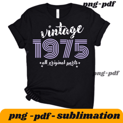 vintage 1975 shirt, 1975 birthday shirts, 50th birthday shirt, birthday gift, 50th birthday gift for women, 50th gift
