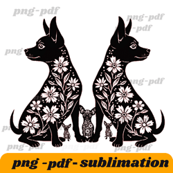 floral dogs retriever png,pdf,dogs retriever dog png,pdf,dogs retriever wildlflower png,pdf,dog with