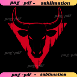 bull head png for sublimation printing, bull head t-shirt design clipart, dtg printing, dtf transfer, sublimation design
