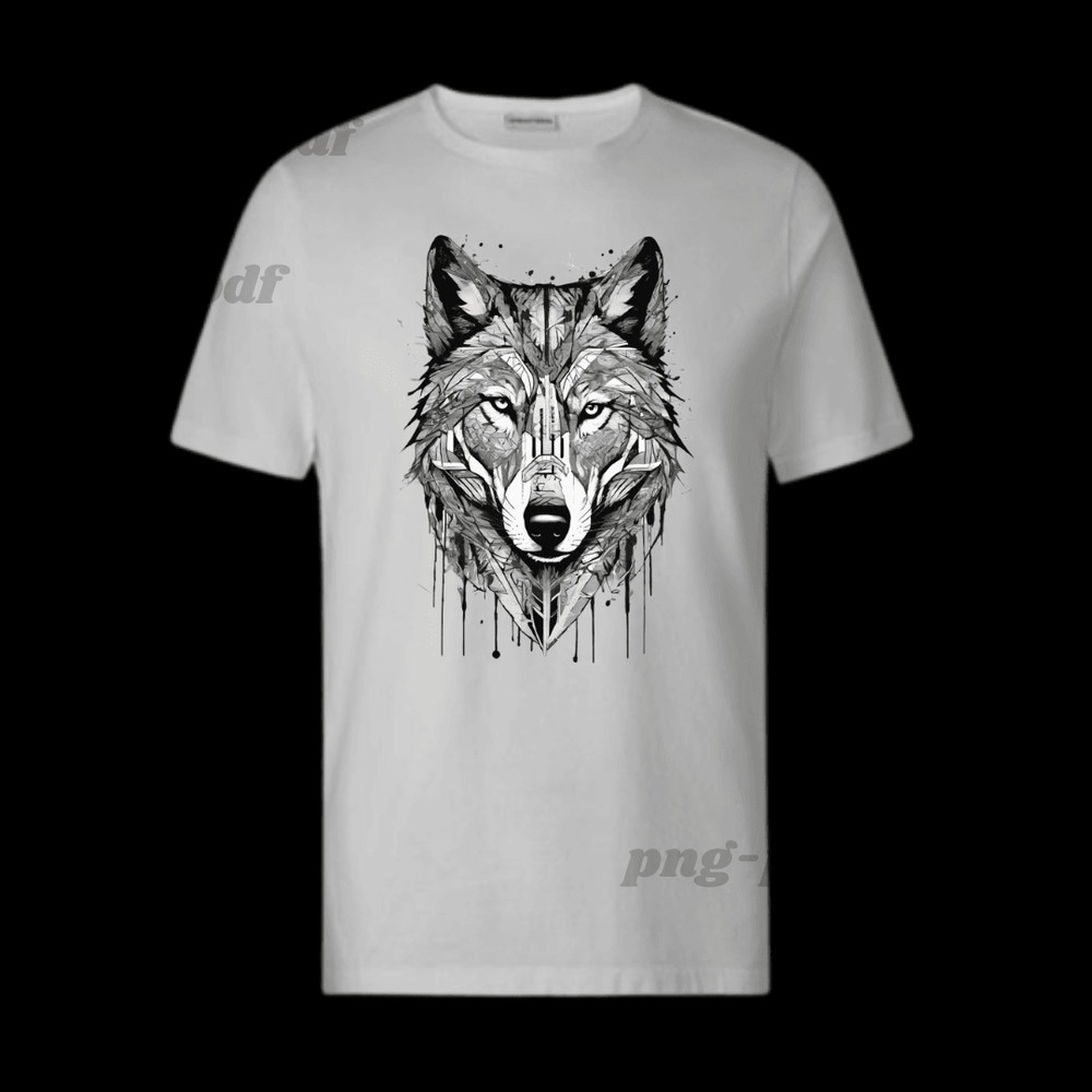 Wolf PngDigital PrintTshirt DesignPrintable Png Pdf300 Dpi PngSweatshirt DesignPngTshirt PngAI Art 1
