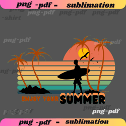 summer vibes png, colorful summer clipart, beach digital image, sublimation design, trendy png, t-shirt design, instant