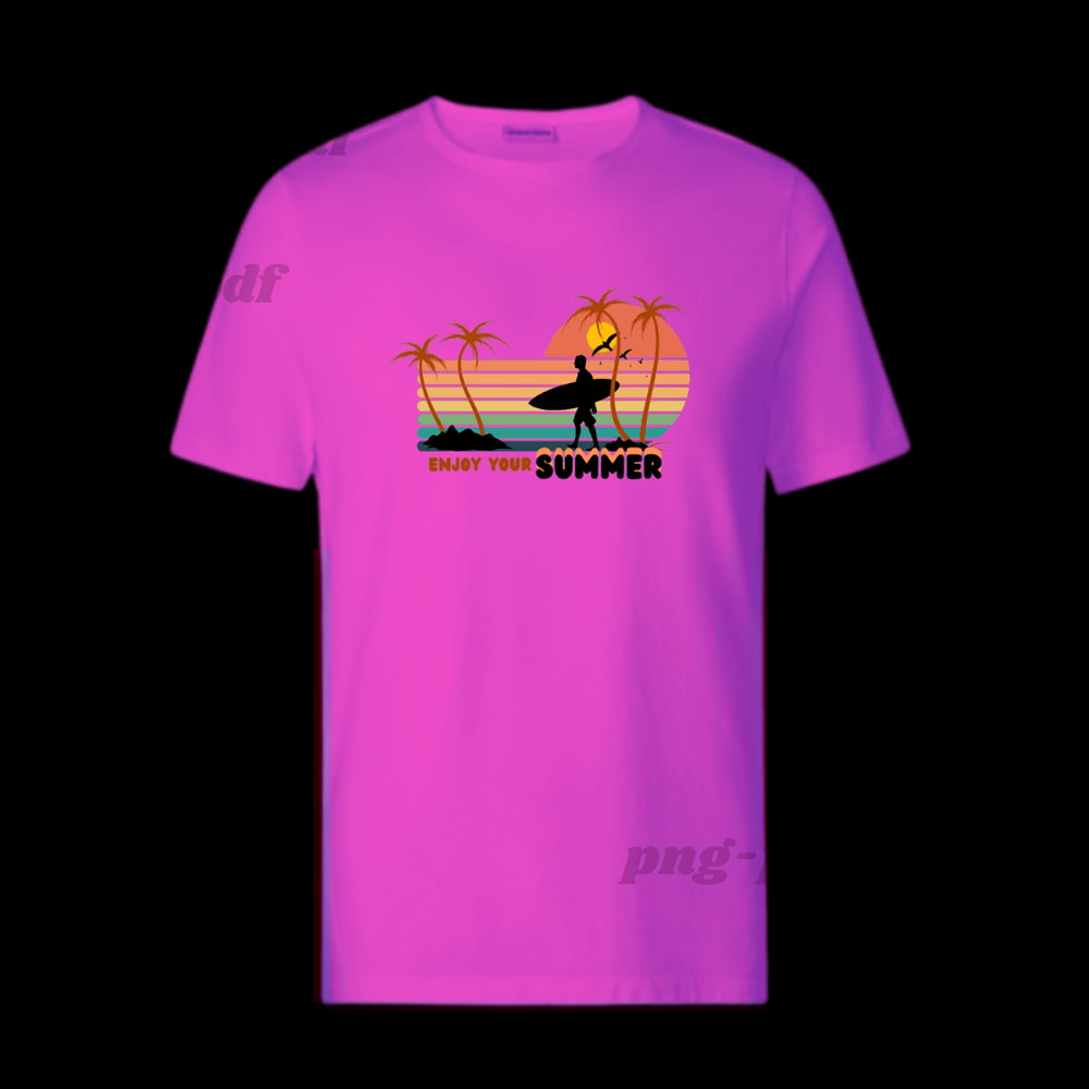 Summer Vibes Png Colorful Summer Clipart Beach Digital Image Sublimation Design Trendy Png TShirt D 2