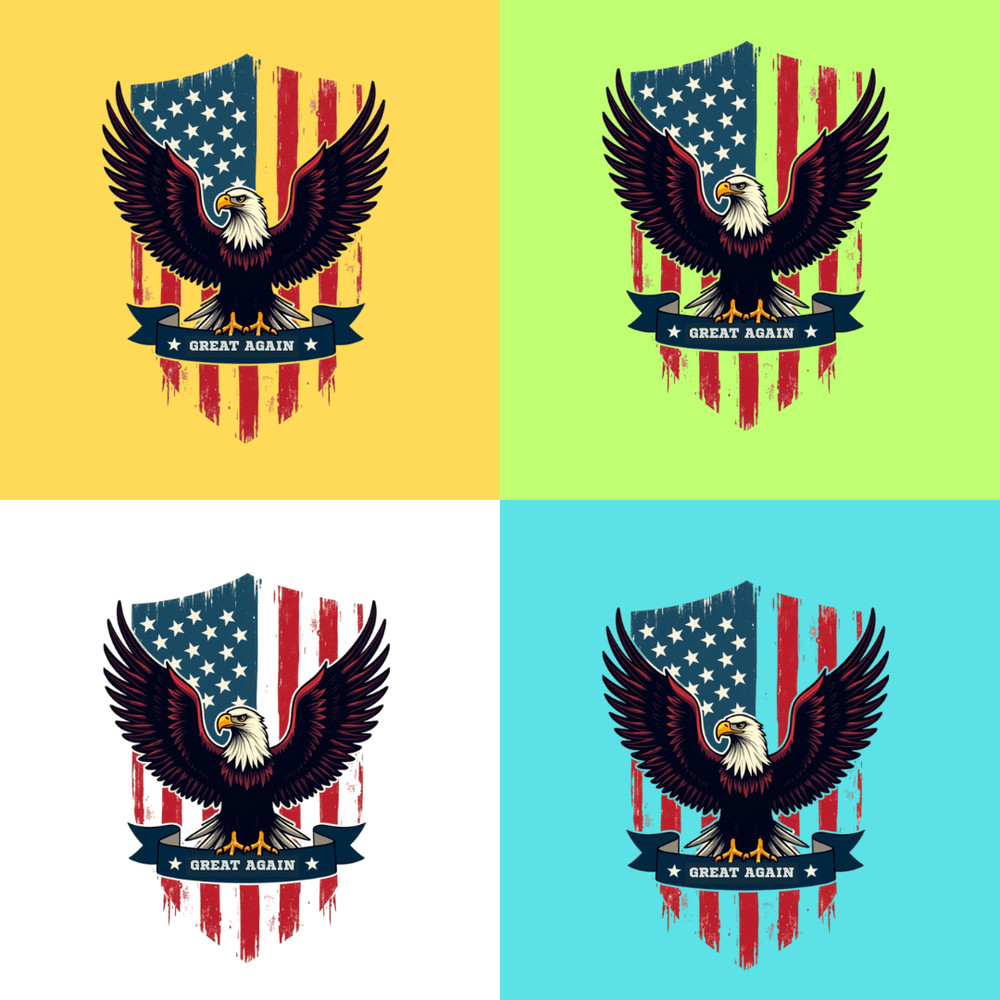 USA Flag And Eagle PNG Design  Digital Download  DIGITAL Only  Americana Design Tshirt 2