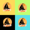 Sailing SVG Bundle Sailing Retro Sunset Png Retro Sunset Design Bundle Sailing Png Boat Svg Sa 1
