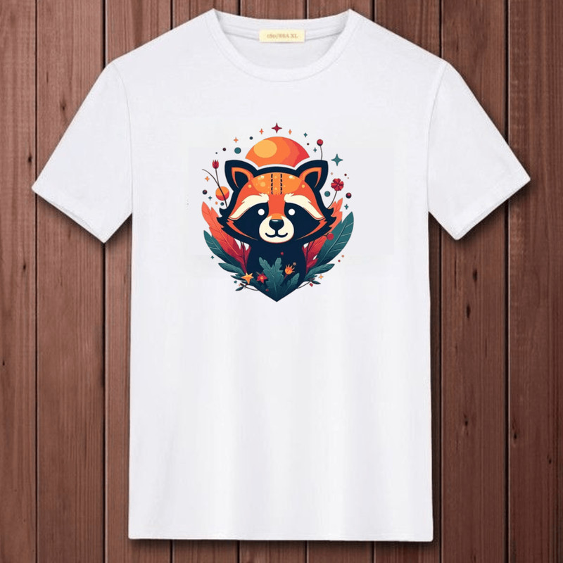 Fox PNG Colorful Fox Head Fox Shirt Sublimation Fox Portrait Transparent Design DTG Printing 1
