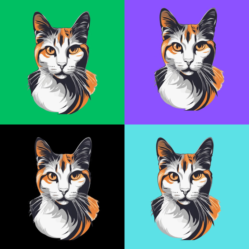 Rainbow Kitten Png Sublimation Design Colorful Cat Png Butterflies Png TShirt Design Sweatshirt Png 2