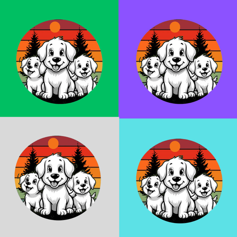 Dog Lover Retro Dog Art For Shirts Vintage Dog Illustration Digital Download Perfect Gift For Dog O 2