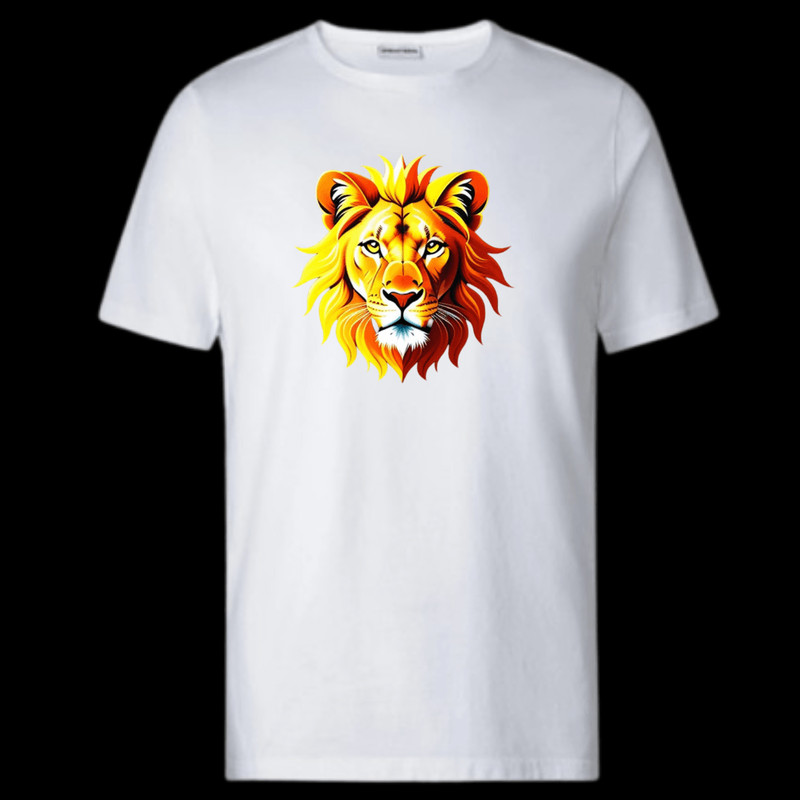 Lion Tshirt Design Neon Colored Lion Design Wall Art Home Design Clothing Design Tshirt Sweatshirt 1