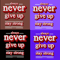 Never Give Up Png Sublimation Design Motivational Png Inspirational Png Uplifting Png Encouraging A 2