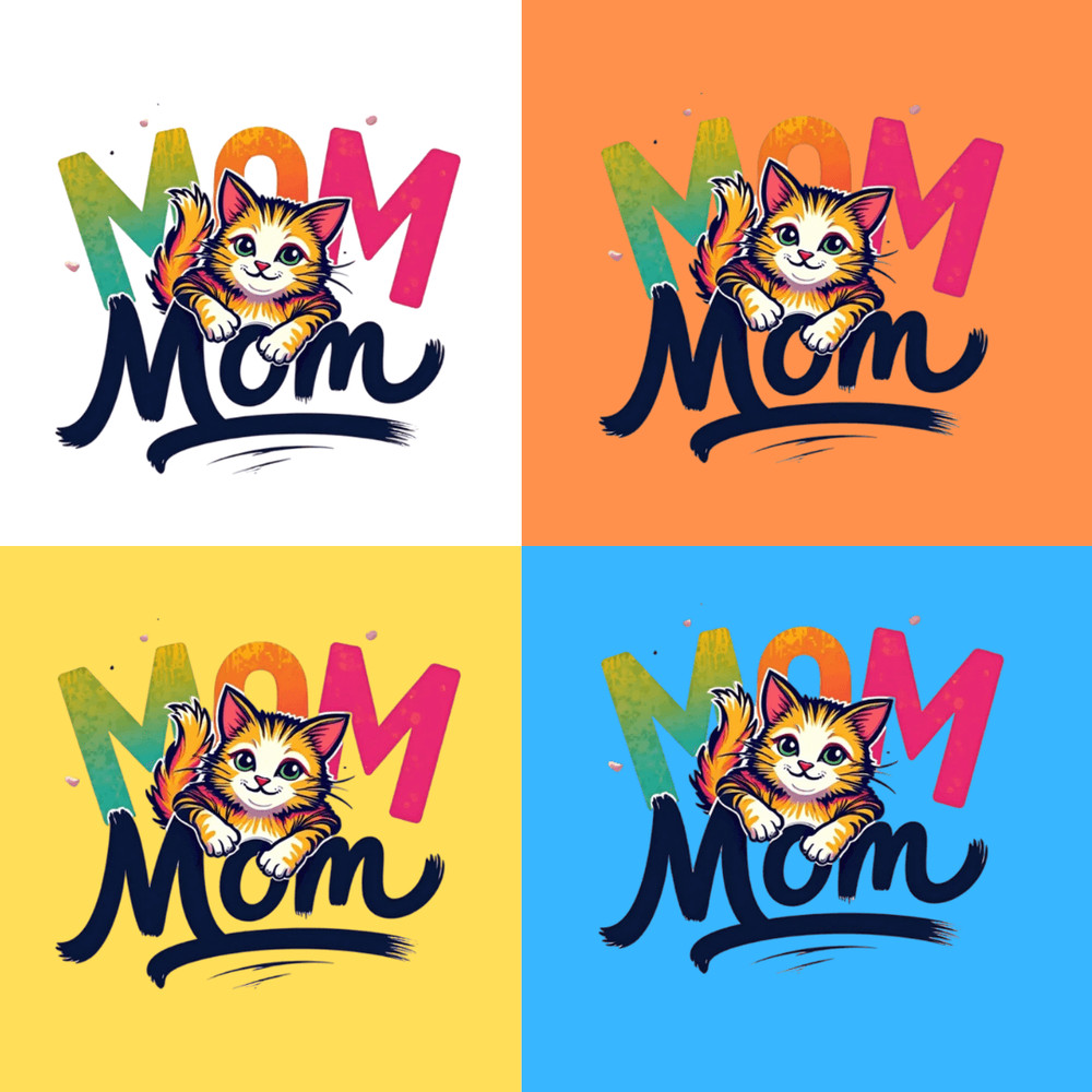 Cat Mom PNG Digital Download T Shirt Design Sublimation Designs Downloads Cat Png 2