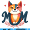 Cat Mom PNG Cat Owner Cat Lover Cat Mama Shirt Sublimation Design Trending Clipart Digital Download 0