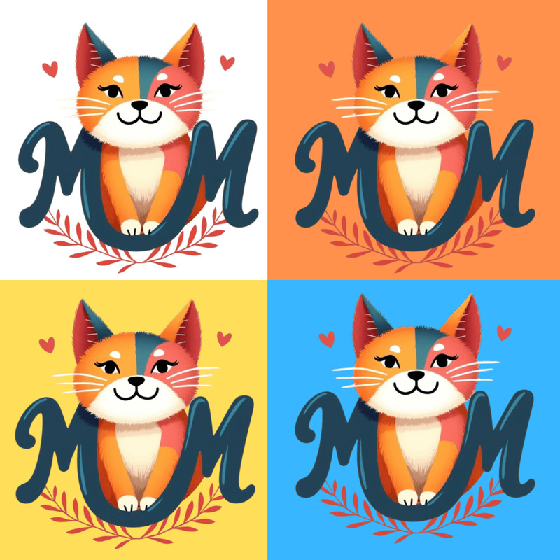 Cat Mom PNG Cat Owner Cat Lover Cat Mama Shirt Sublimation Design Trending Clipart Digital Download 2