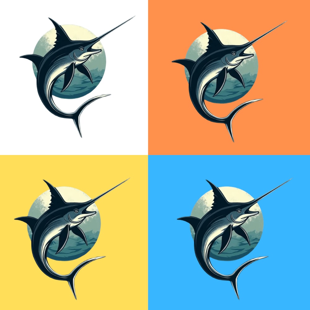 Marlin Fish Clipart Marlin Fish Clipart PNG Fishing Digital Graphic Instant Download Marlin Printa 2