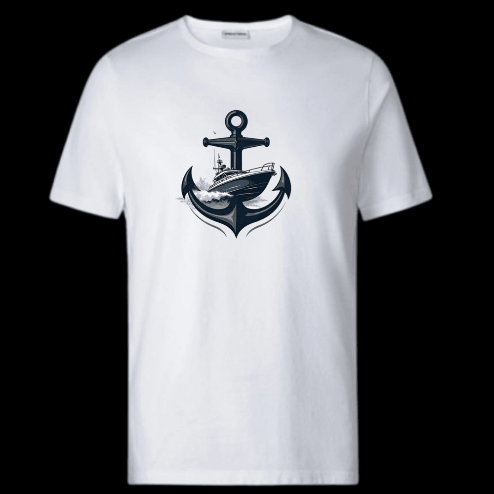 Sail The Seas PNG Nautical Anchor TShirt Design Maritime Ocean Graphic Sailor Adventure Art Tattoo 1