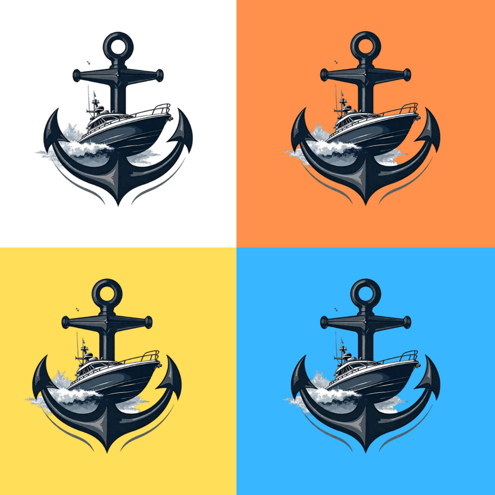 Sail The Seas PNG Nautical Anchor TShirt Design Maritime Ocean Graphic Sailor Adventure Art Tattoo 2
