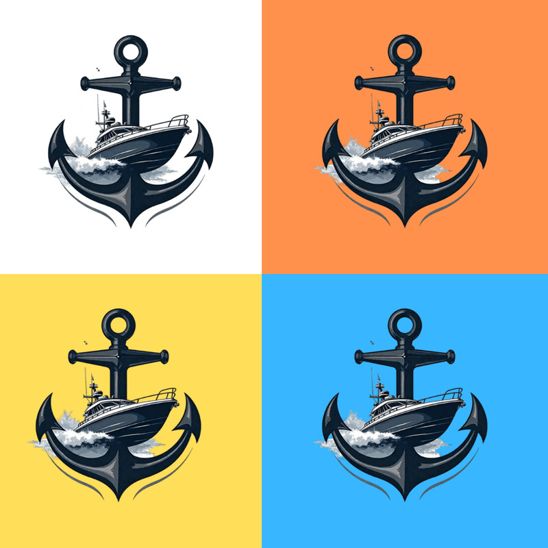 Sail The Seas PNG Nautical Anchor TShirt Design Maritime Ocean Graphic Sailor Adventure Art Tattoo 2