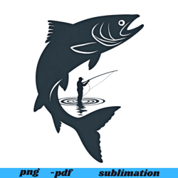 bass fishing png instant download sublimation file born to fish forced