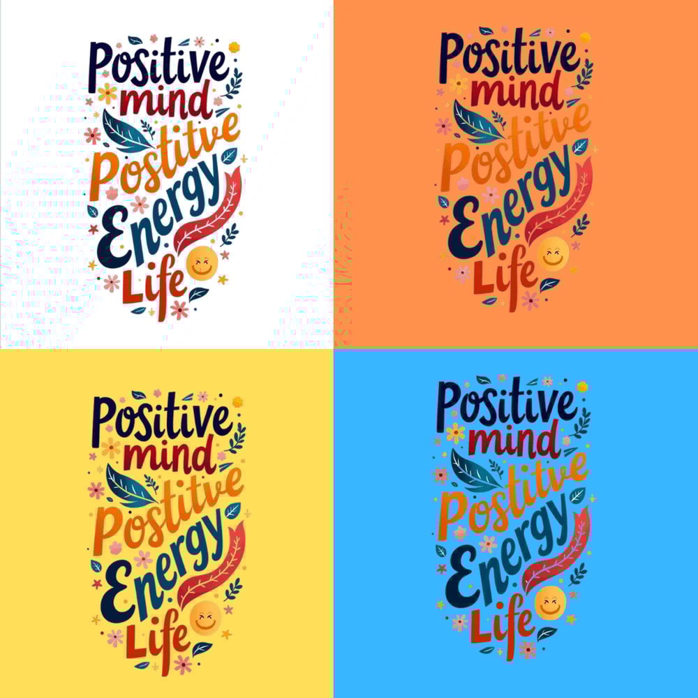 Poisitive Mind Sublimation PNG Design Digital Design For DTF Proverbs 3113 Hand Drawn Digital D 2