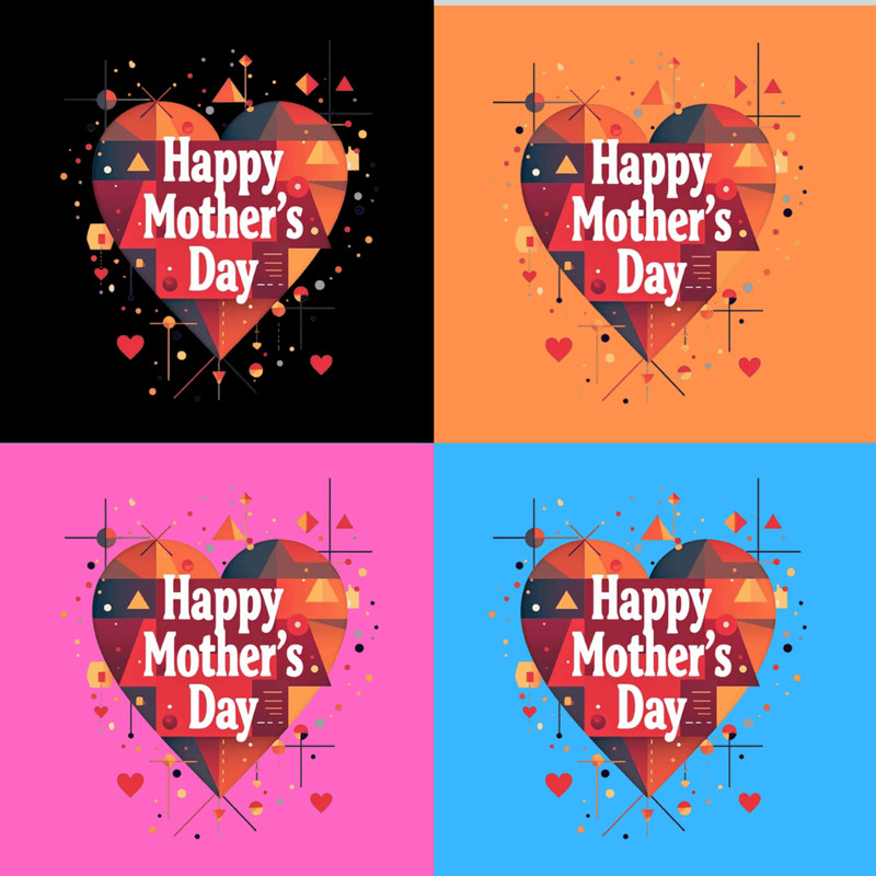 Mothers Day Wreath Design Png Bundle Happy Mothers Day Floral Watercolors Digital Design Happy Moth 2