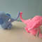 Romantic Crochet Elephants Couple 3