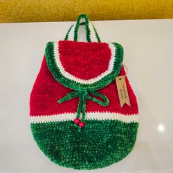 christmas gift- crochet handmade plush backpack for kids