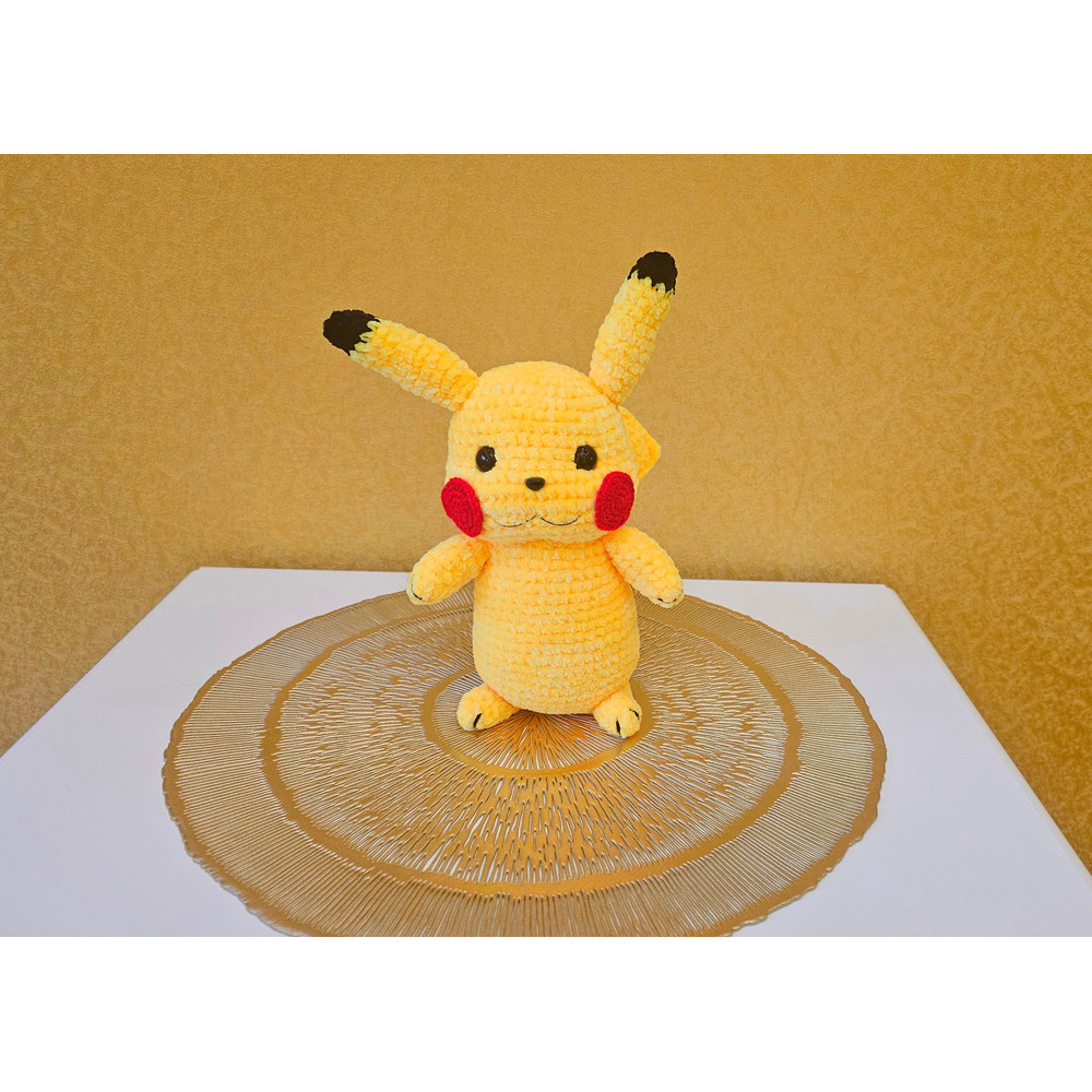 Handmade Crochet Plush Pokemon Pikachu 0