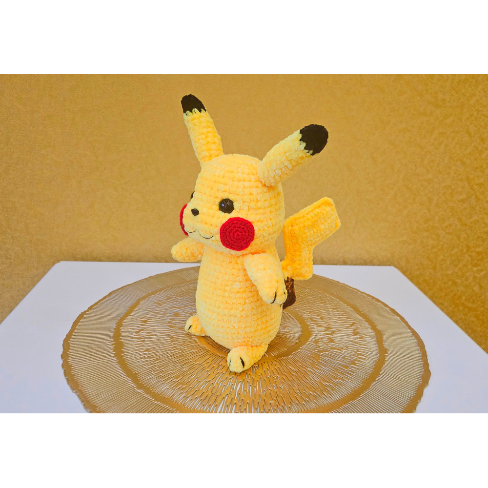 Handmade Crochet Plush Pokemon Pikachu 1