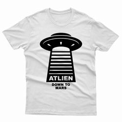 atlien down to mars men's t-shirt