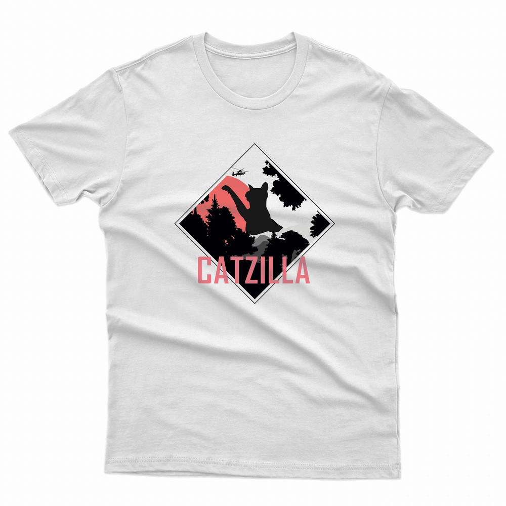 CatZilla Art Copy Mens TShirt 0
