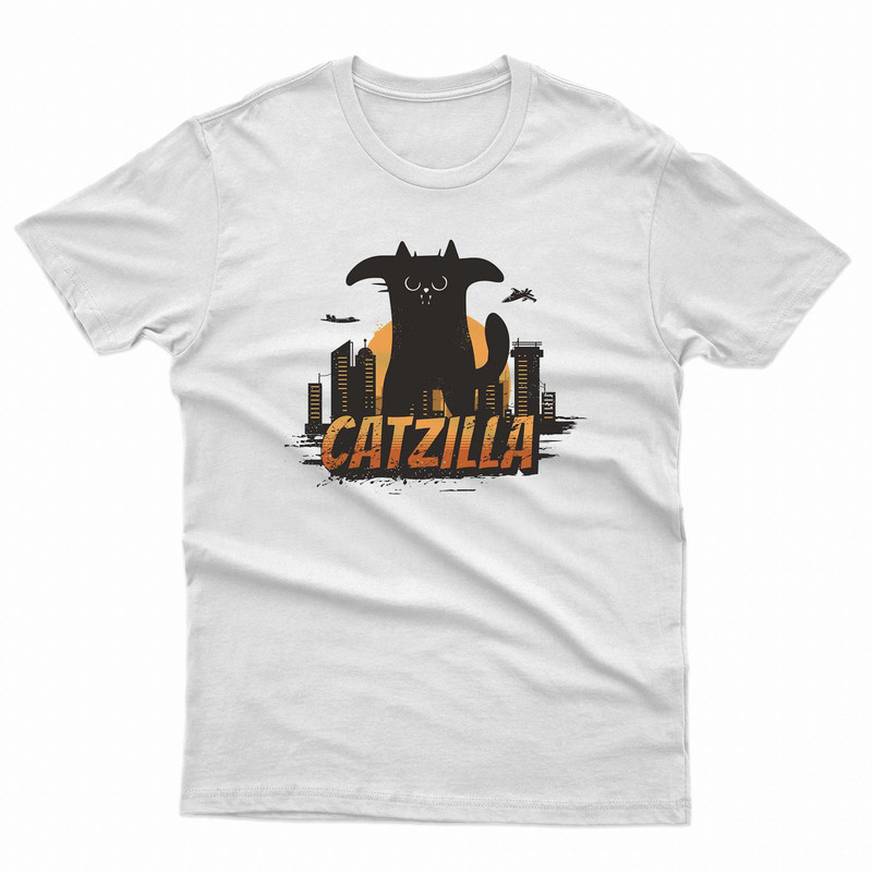 Catzilla Funny Mens TShirt 0