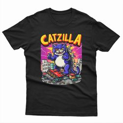 catzilla funny art men's t-shirt